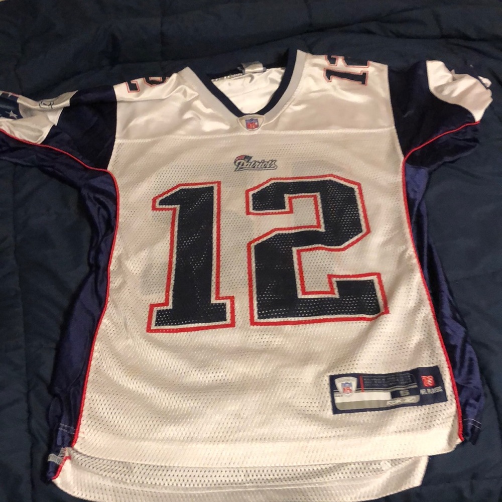 White Tom Brady Patriots Jersey